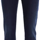 Elegant Dark Blue Denim Sophistication