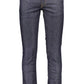 Sleek Blue Cotton Denim Jeans