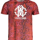Radiant Red Printed Logo Tee