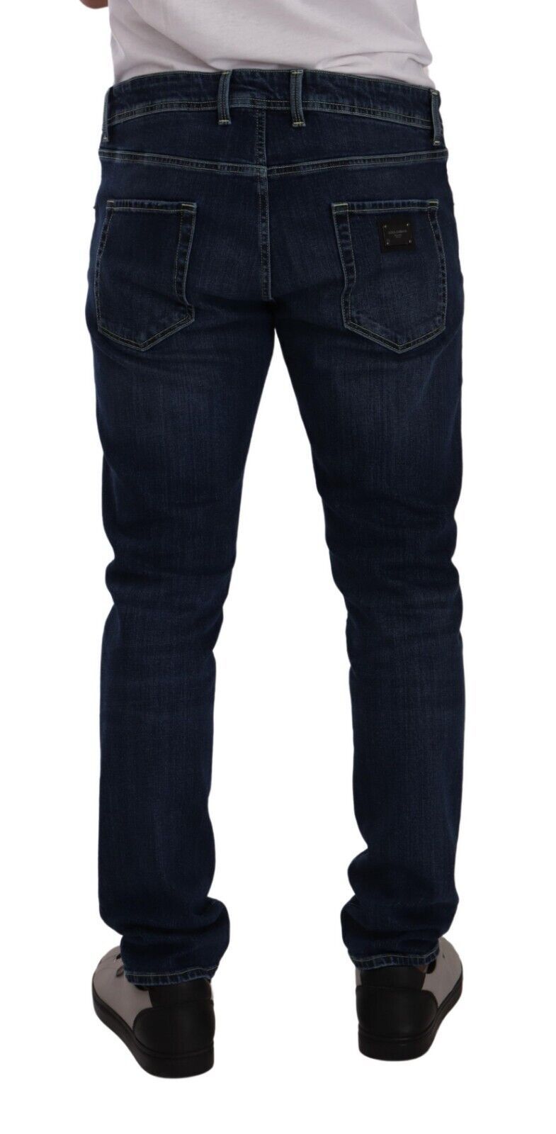 Sleek Slim Fit Blue Denim Jeans