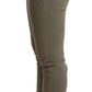 Chic Green Low Waist Skinny Jeans