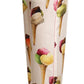 Elegant Silk Lounge Pants with Ice Cream Print