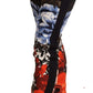 High Waist Floral Skinny Trousers