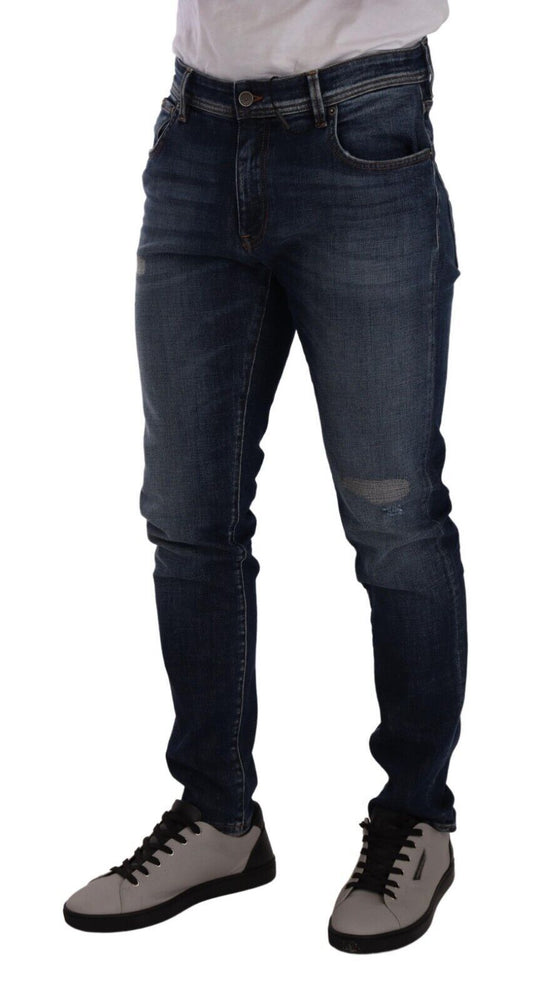 Elite Slim Fit Washed Denim Jeans