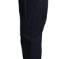 Elegant Embellished High-Waist Denim