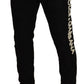 Elegant Black Jogging Sweat Pants