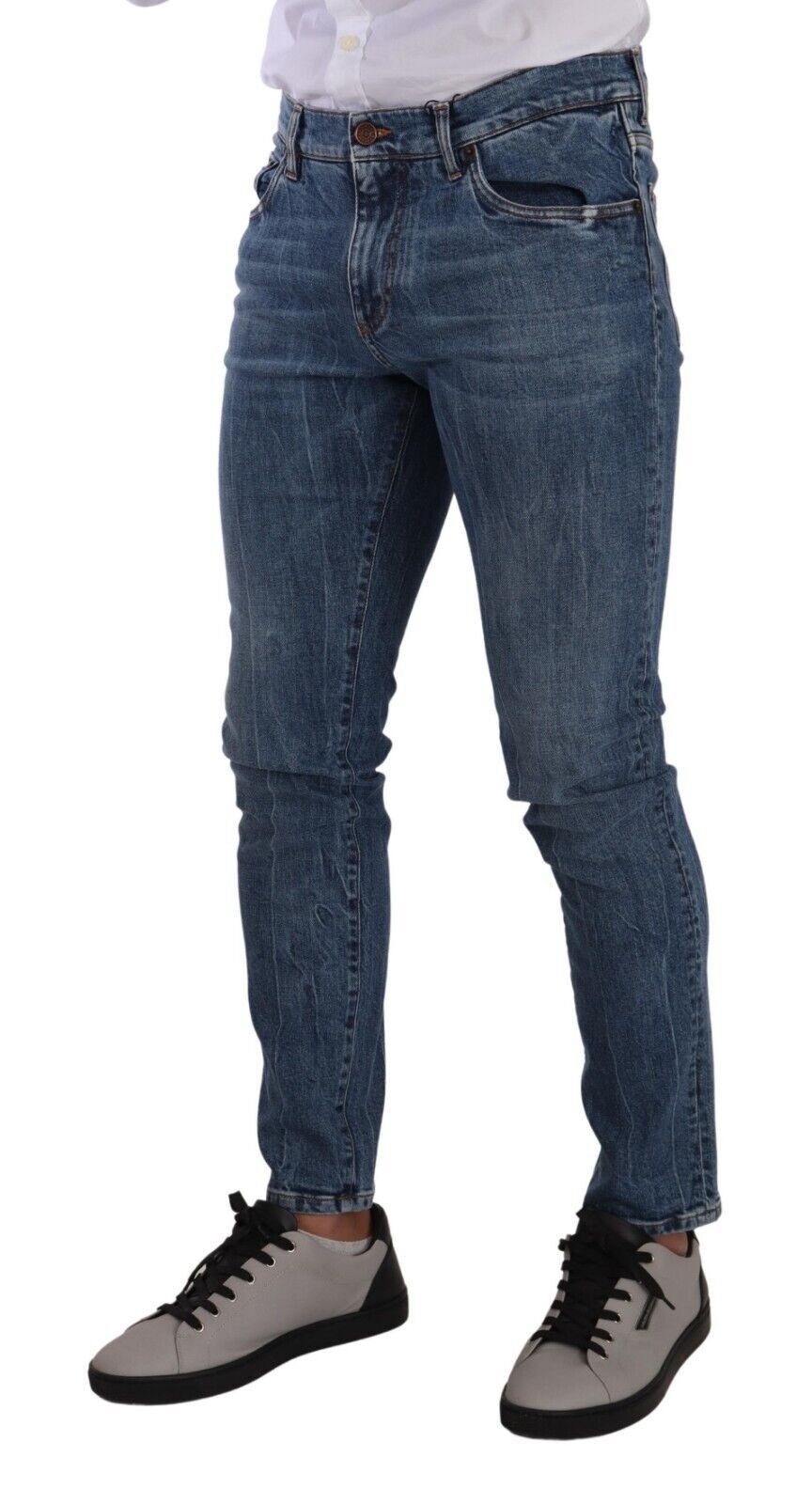 Elegant Stretch Slim Fit Denim Jeans