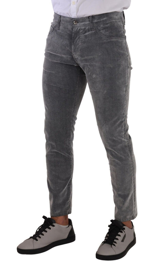 Slim Fit Chic Gray Skinny Jeans