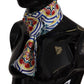 Multicolor Majolica Men Neck Wrap Shawl Scarf