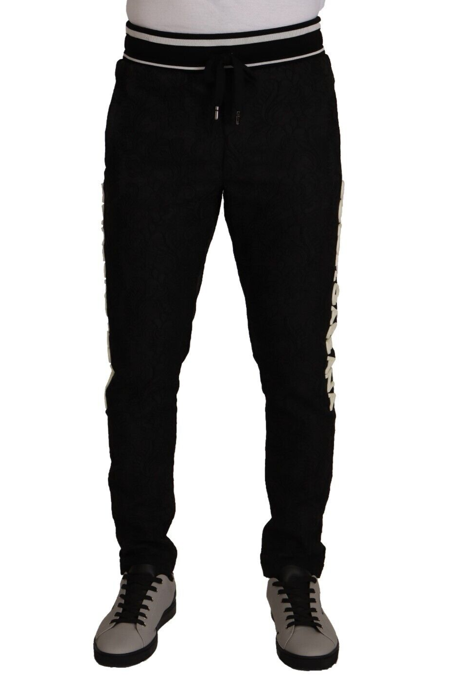 Elegant Black Jogging Sweat Pants