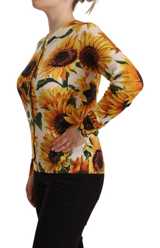 Sunflower Silk-Cashmere Cardigan Sweater