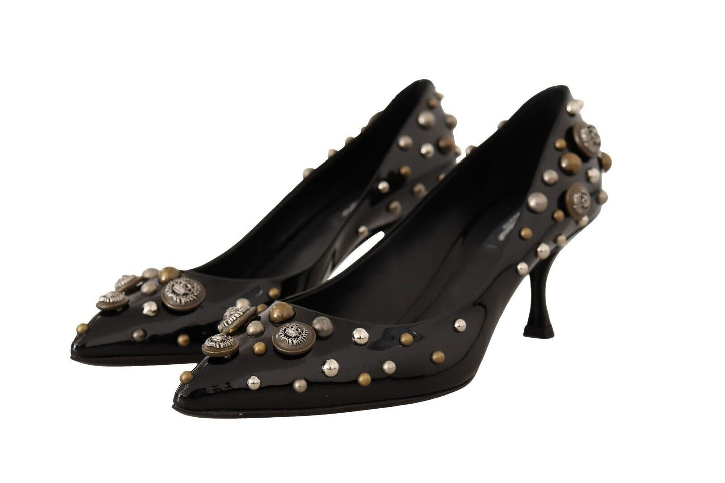 Chic Studded Leather Pumps