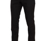 Elegant Striped Wool Dress Pants