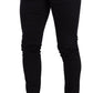 Blue Cotton Stretch Skinny Men Jeans