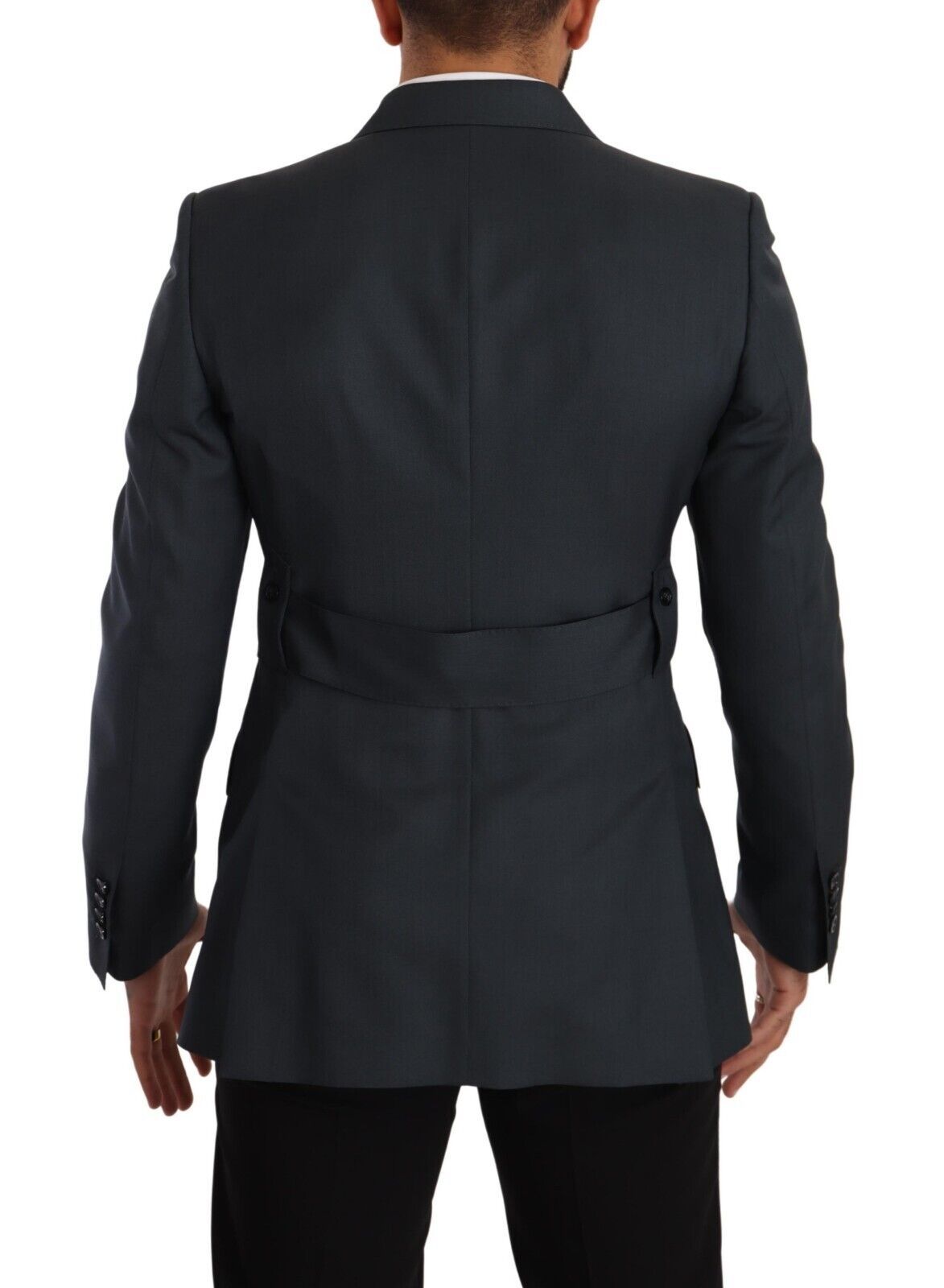 Elegant Slim Fit Silk-Wool Blend Blazer