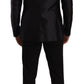 Sicilian Elegance Silk Blazer & Vest Set