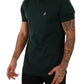 Elegant Dark Green Crew Neck Tee