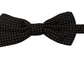 Elegant Black Silk Bow Tie