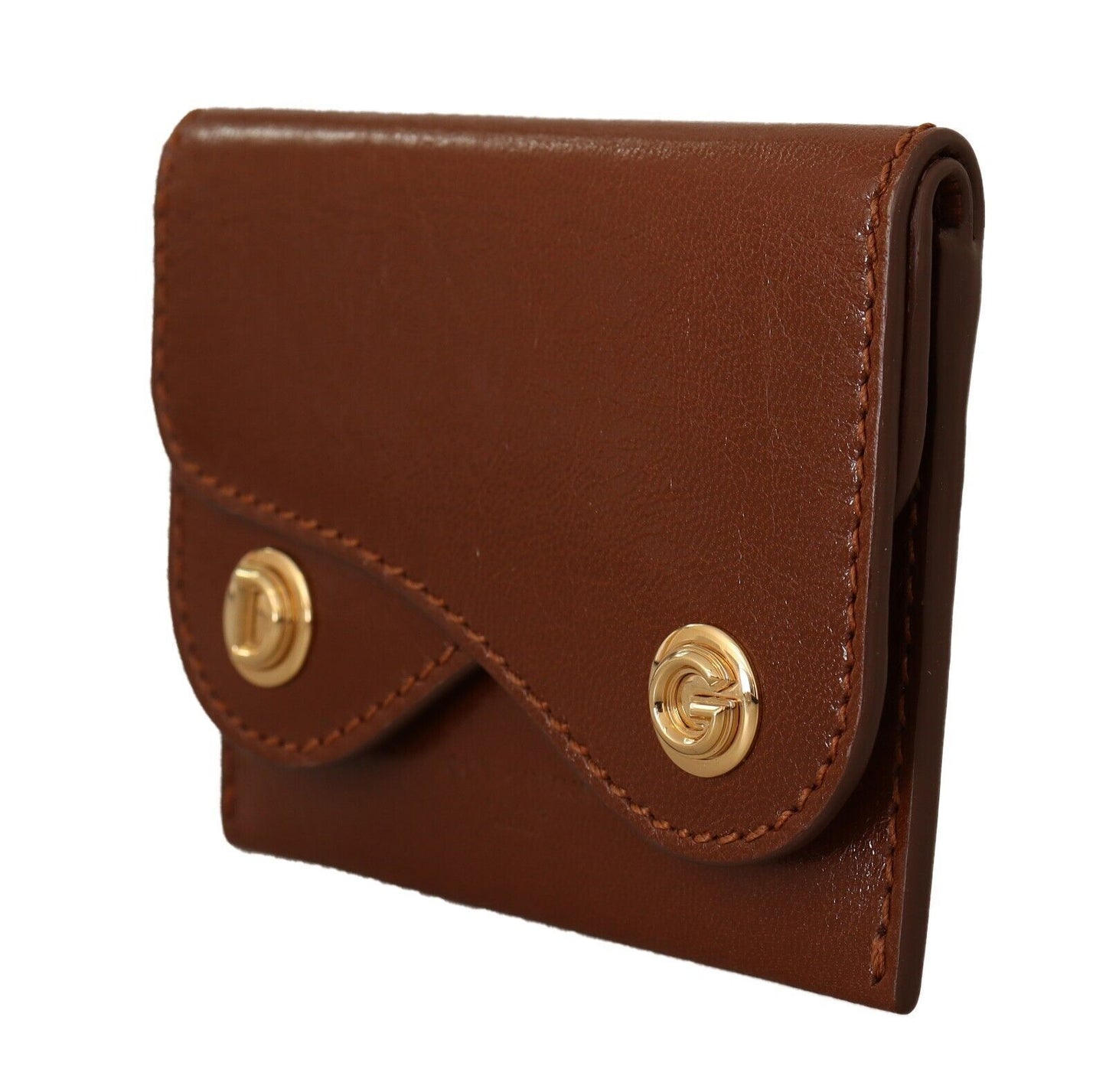 Elegant Leather Bifold Wallet with Keychain