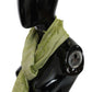 Green Modal Shawl Fringes Women Scarf