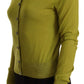 Apple Green Cashmere Cardigan - Luxe Comfort