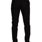 Elegant Slim Fit Tuxedo Trousers