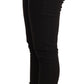 Elegant Slim-Fit Mid Waist Skinny Jeans