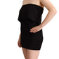 Elegant Black Viscose Mini Dress