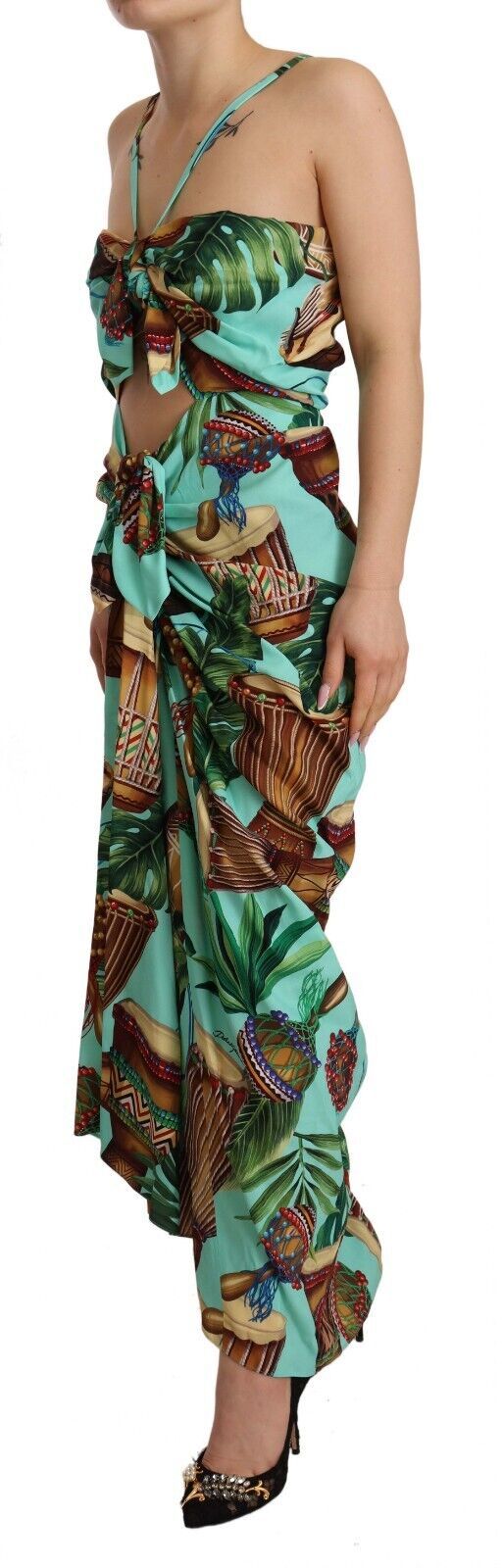 Exquisite Jungle Print Maxi Dress