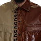 Elegant Multicolor Silk Casual Button-Down Shirt