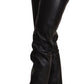 Sleek High Waist Skinny Leather Pants