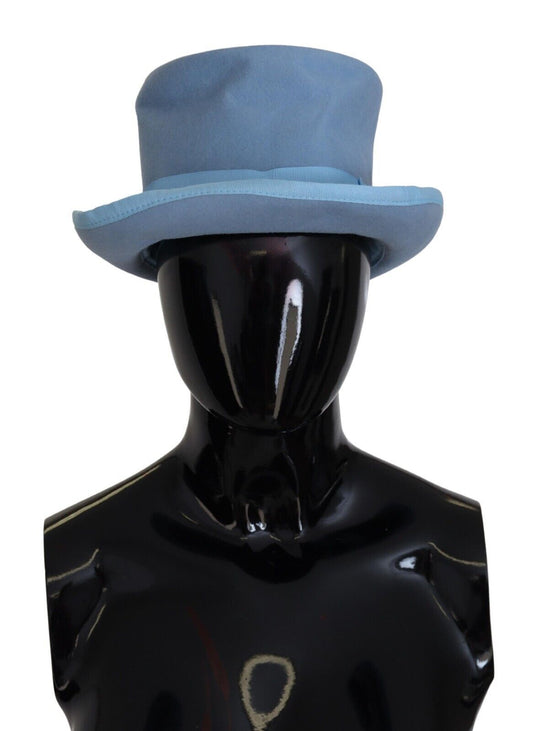 Elegant Light Blue Top Hat