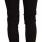Sleek Skinny Low Waist Black Jeans