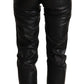 Sleek High Waist Skinny Leather Pants