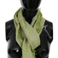 Green Modal Shawl Fringes Women Scarf