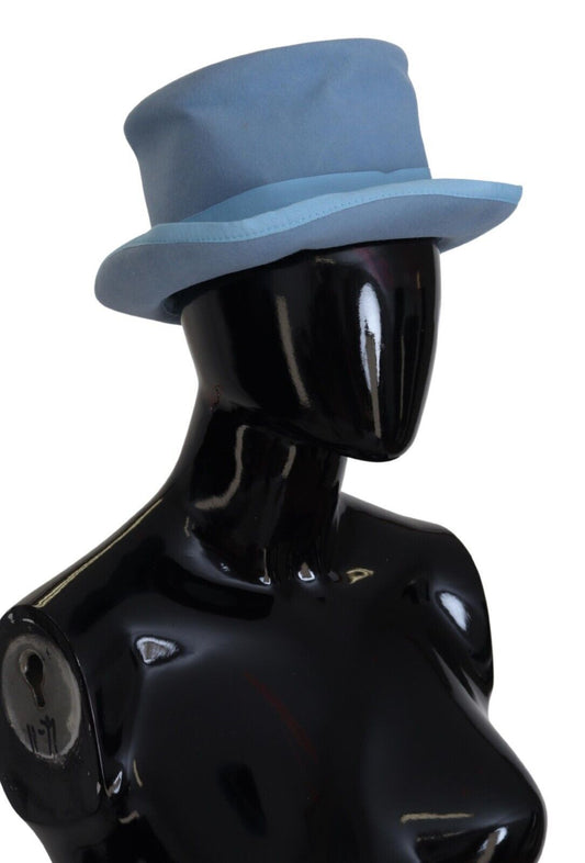 Elegant Light Blue Top Hat