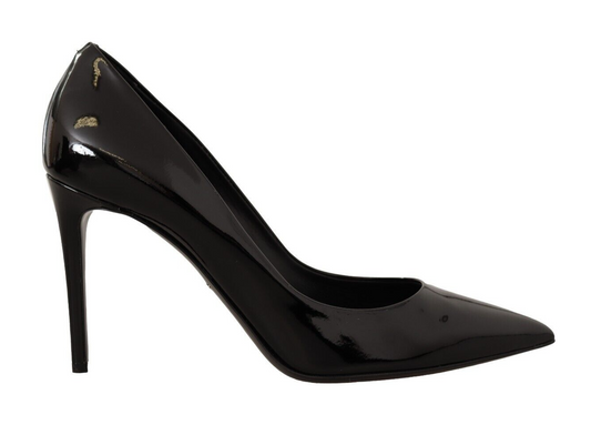 Elegant Black Patent Leather Pumps