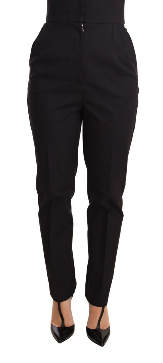 Elegant High Waist Skinny Pants