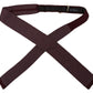 Elegant Bordeaux Silk Bow Tie