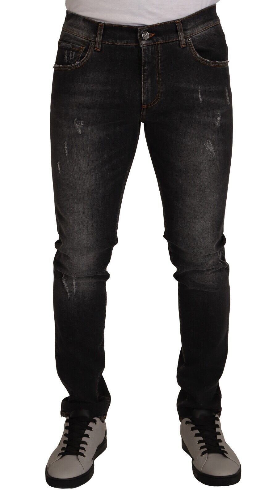 Elevated Black Skinny Denim Jeans