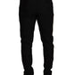 Elegant Black Jogging Sweat Pants