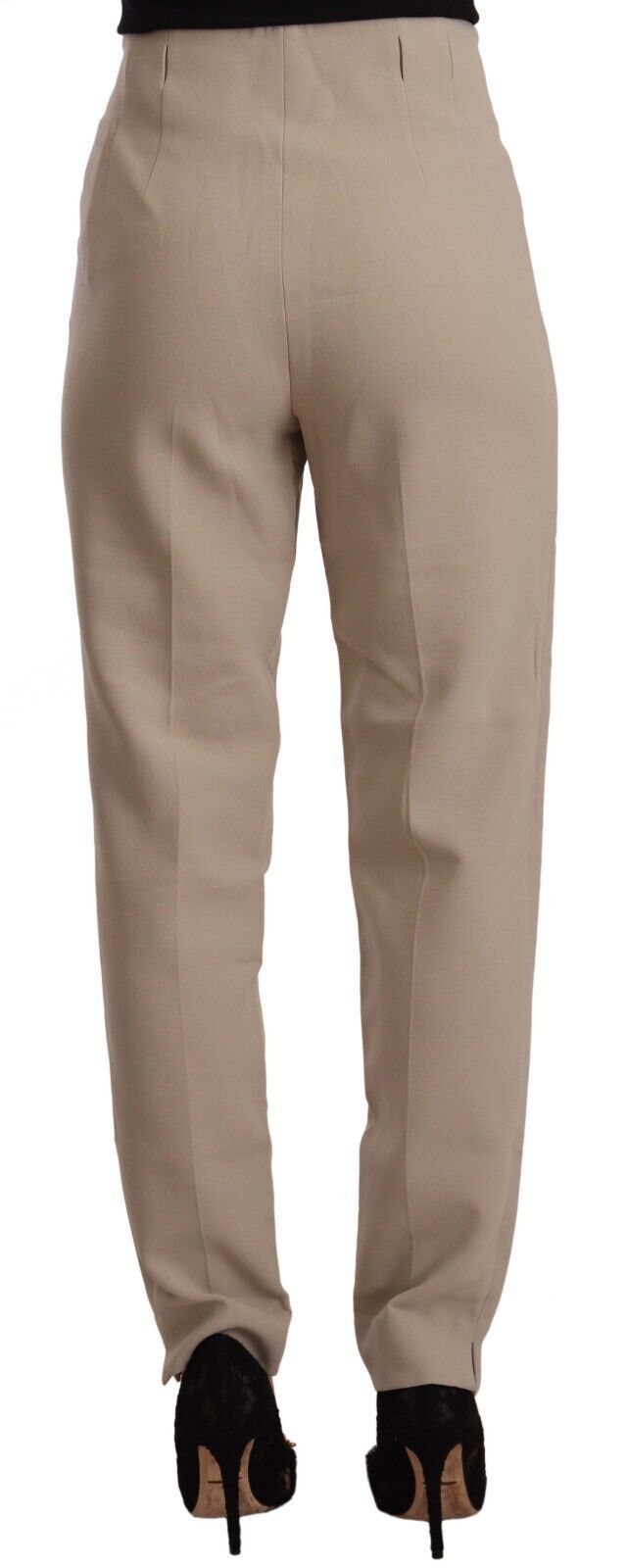 Elegant Tapered Wool-Blend Dress Pants