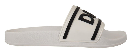 Elegant White Slides with Bold Black Logo