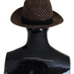 Elegant Brown Fedora Hat - Winter Chic Accessory