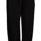 Elegant High Waist Straight Trousers