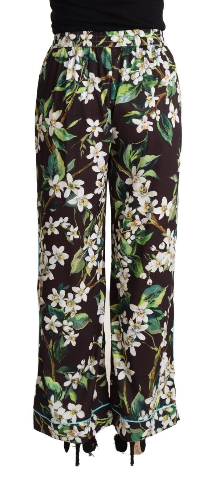 Elegant Wide Leg Floral Pants