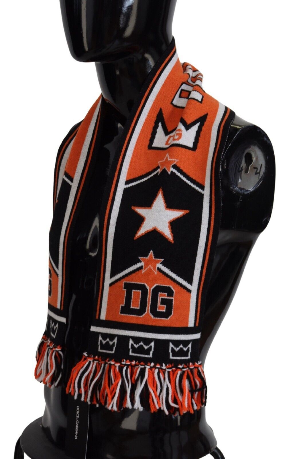 Multicolor DG Logo Printed Men Neck Wrap Shawl Scarf