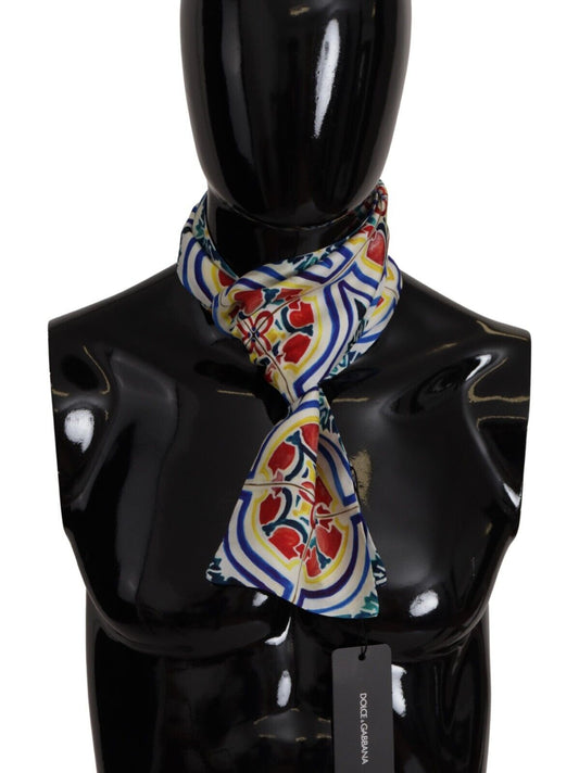 Multicolor Majolica Men Neck Wrap Shawl Scarf