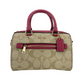 (C9947) Mini Signature Rowan Satchel Crossbody Purse Bag