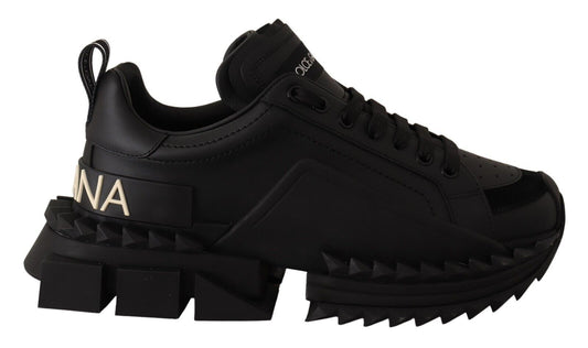 Sleek Black Super King Sneakers